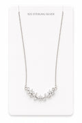 silver floral pendant