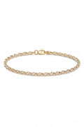 Dual-Tone Bangle Bracelet