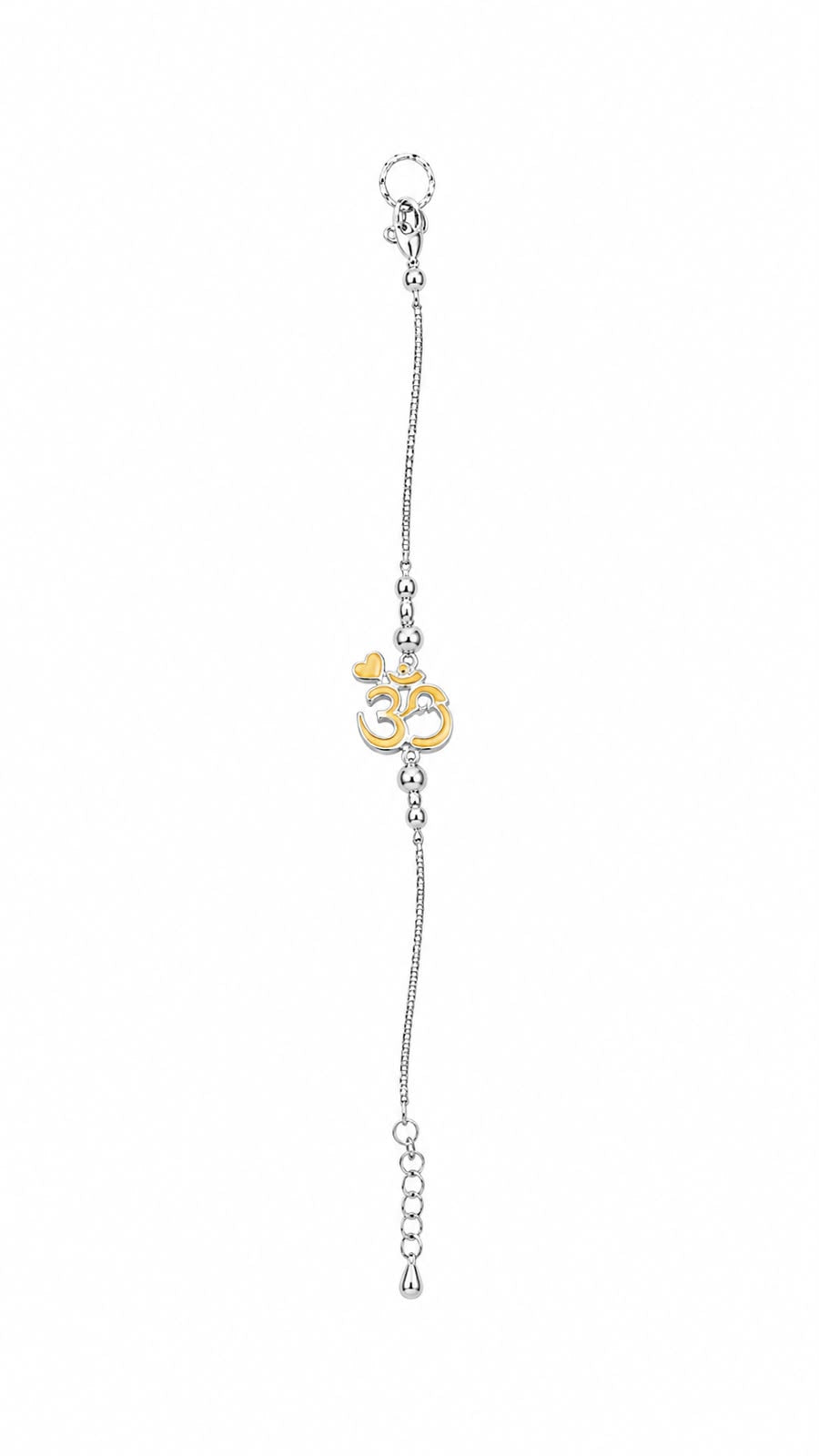 Om Silver Rakhi