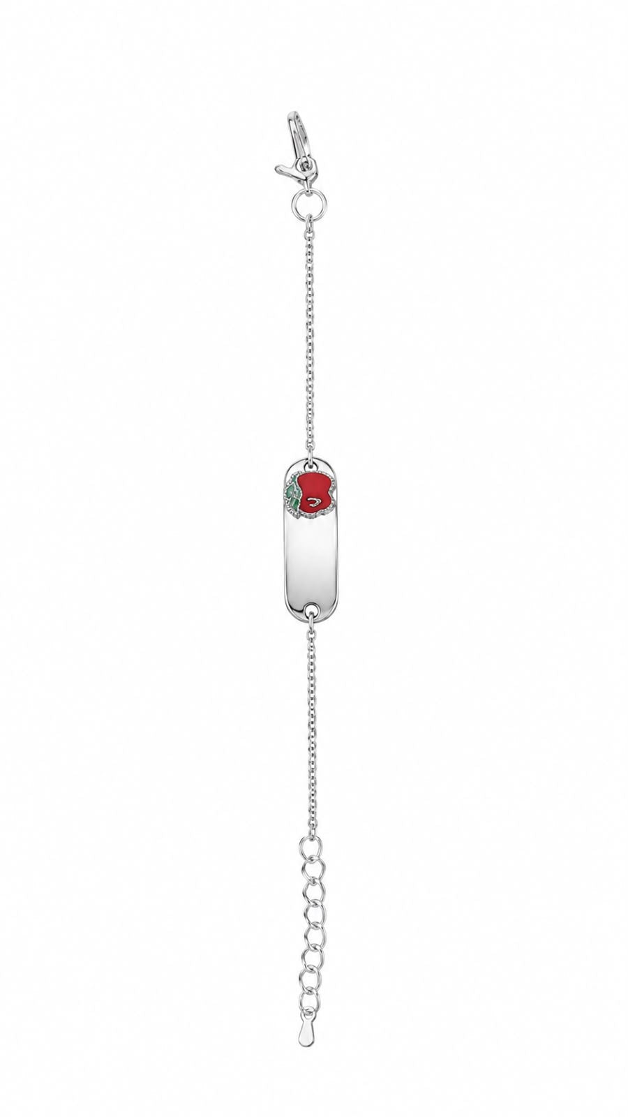 Floral Silver Name Plate Rakhi