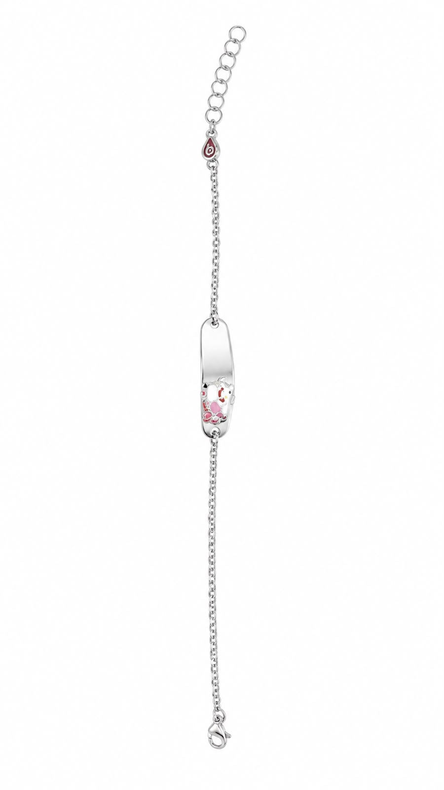 floral silver Name Plate Rakhi