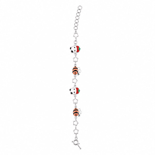 Kids Panda& Bee sterling silver Bracelet