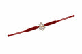 Silver Peacock Rakhi