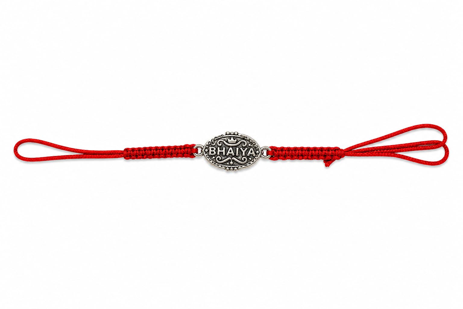 Silver Bhaiya Rakhi