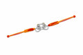 Silver Twin Ganesha Heart Rakhi