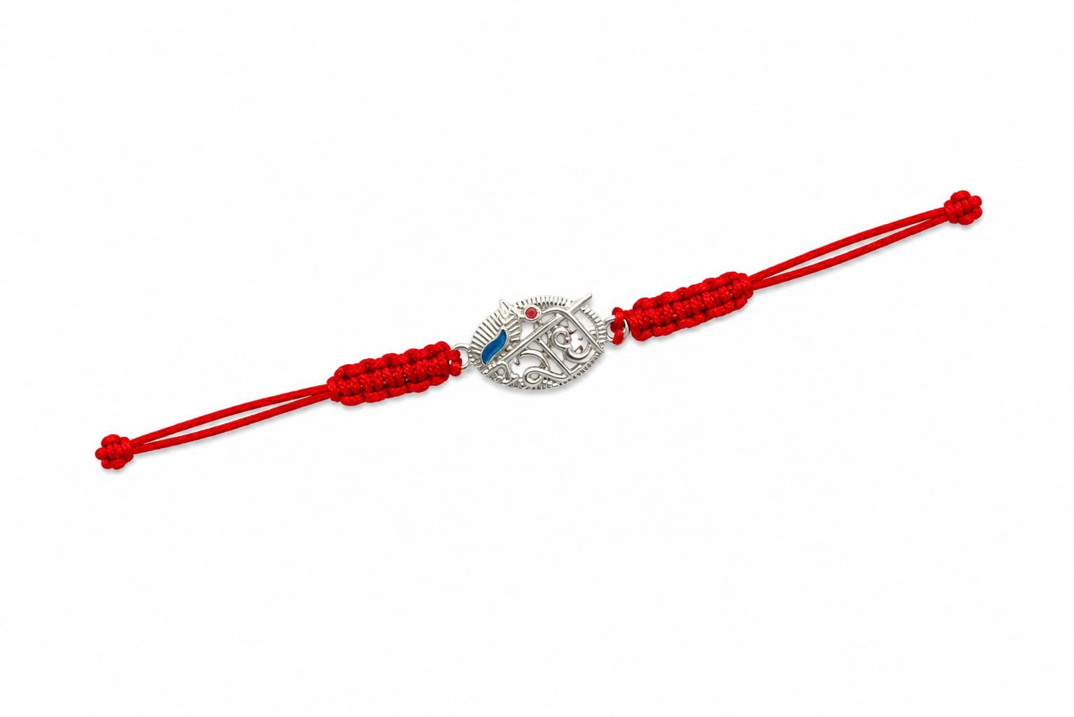 Silver shree Ram Rakhi