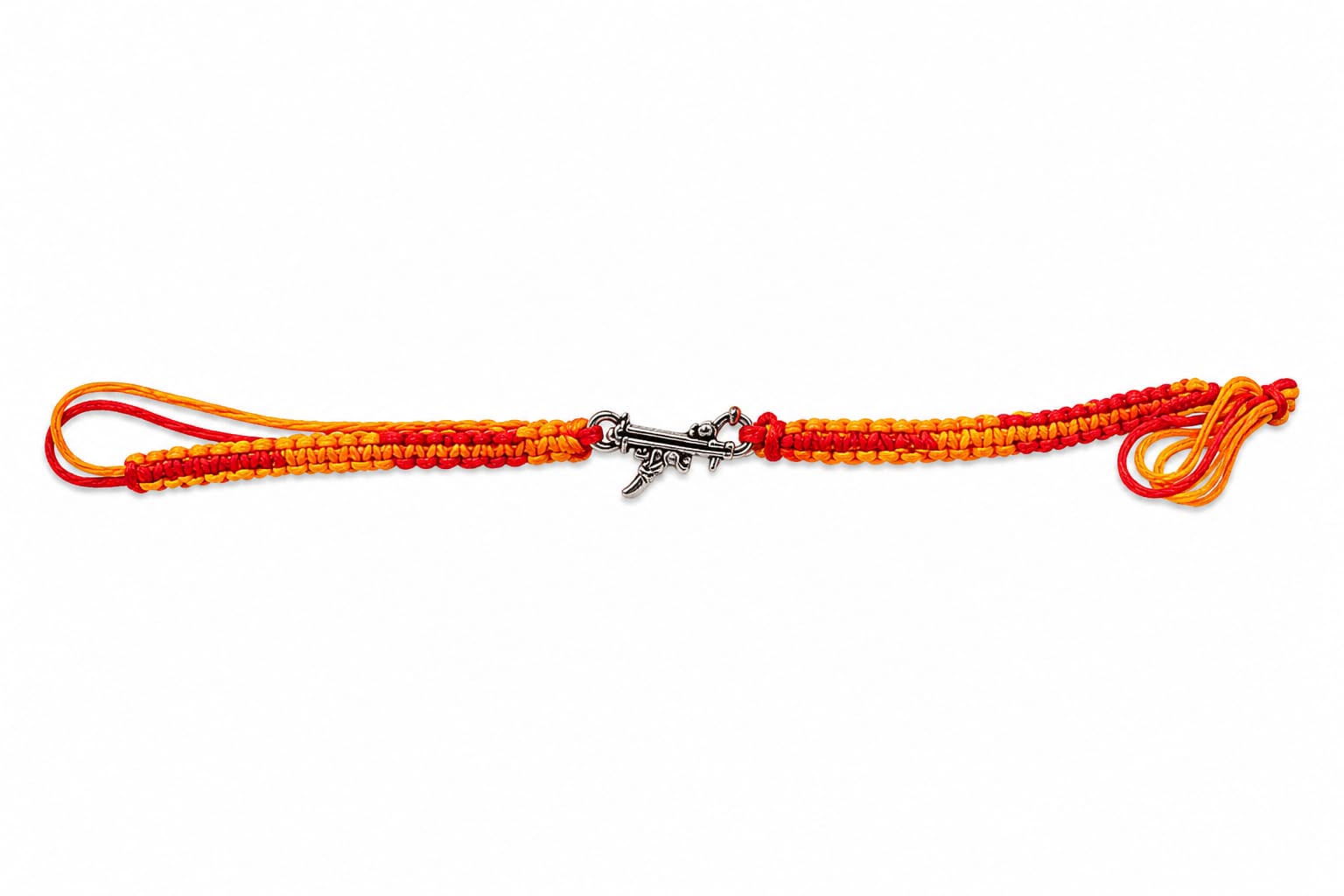 Silver Rifle Design Rakhi
