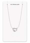 Silver Open Heart Pendant