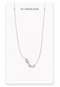 Silver Floral curve Pendant