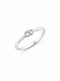 Infinity Circle Silver Ring