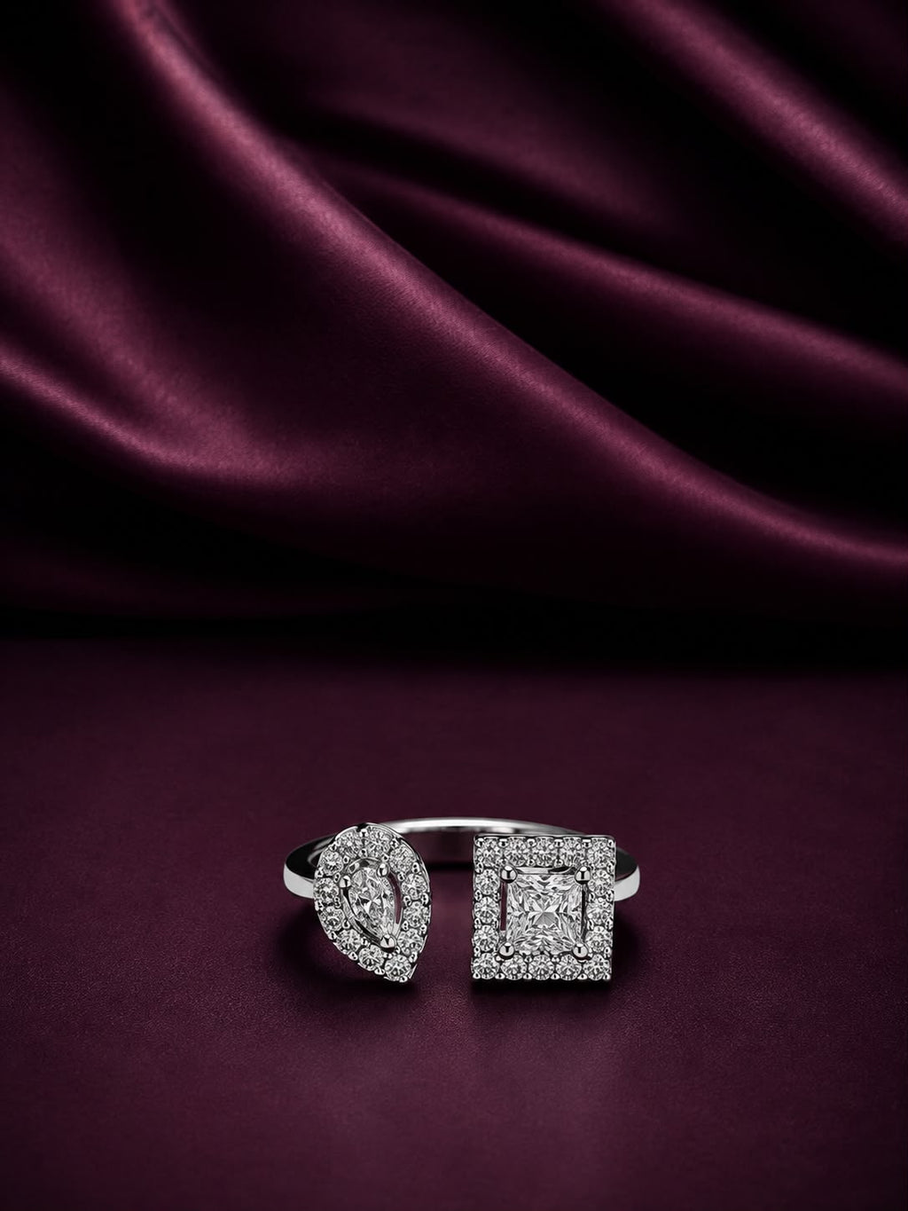 Dual Halo Open Ring