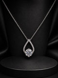 Elegant Teardrop Solitaire Pendant