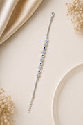 Elegant Blue Evil Eye Bracelet