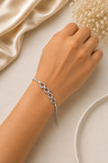 Elegant Heart Link Bracelet