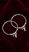 beautiful silver baby kada set