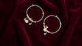 Silver Baby Kada Set with Cute Teddy Charms
