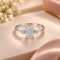 Elegant Rectangular Diamond Ring