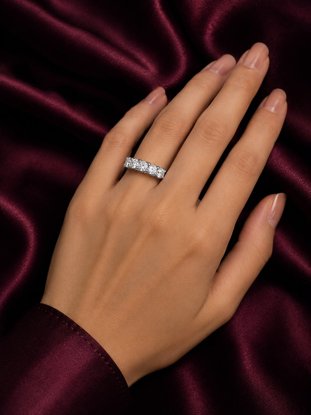 Five-Stone Diamond Band Ring