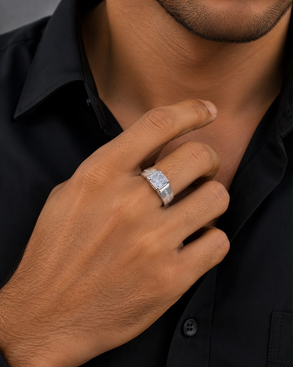 Premium 925 Sterling Silver Men’s Ring